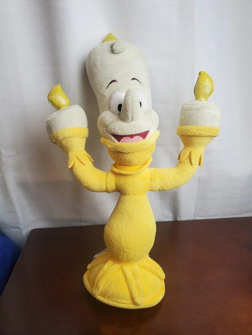 Disney Store Beauty & the Beast Lumiere Candle Plush  17